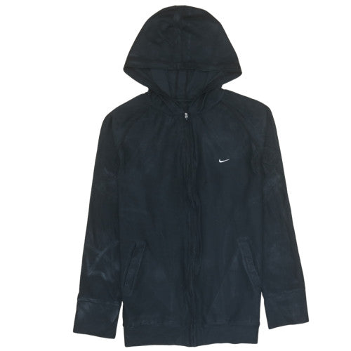 Nike Women's Black Full Zip Hoodie Size M Lightweight Sportswear