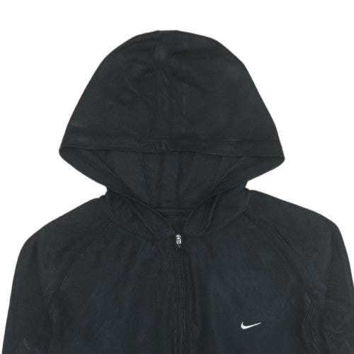 Nike Women's Black Full Zip Hoodie Size M Lightweight Sportswear
