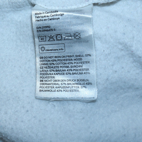 H&M Women White MTV Graphic Pullover Hoodie XL Regular Fit