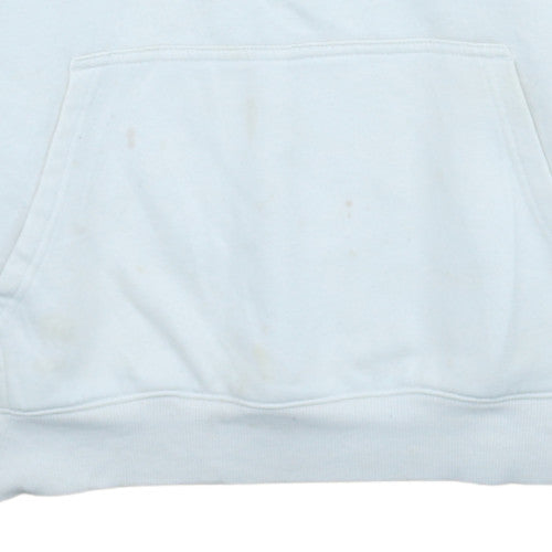 H&M Women White MTV Graphic Pullover Hoodie XL Regular Fit