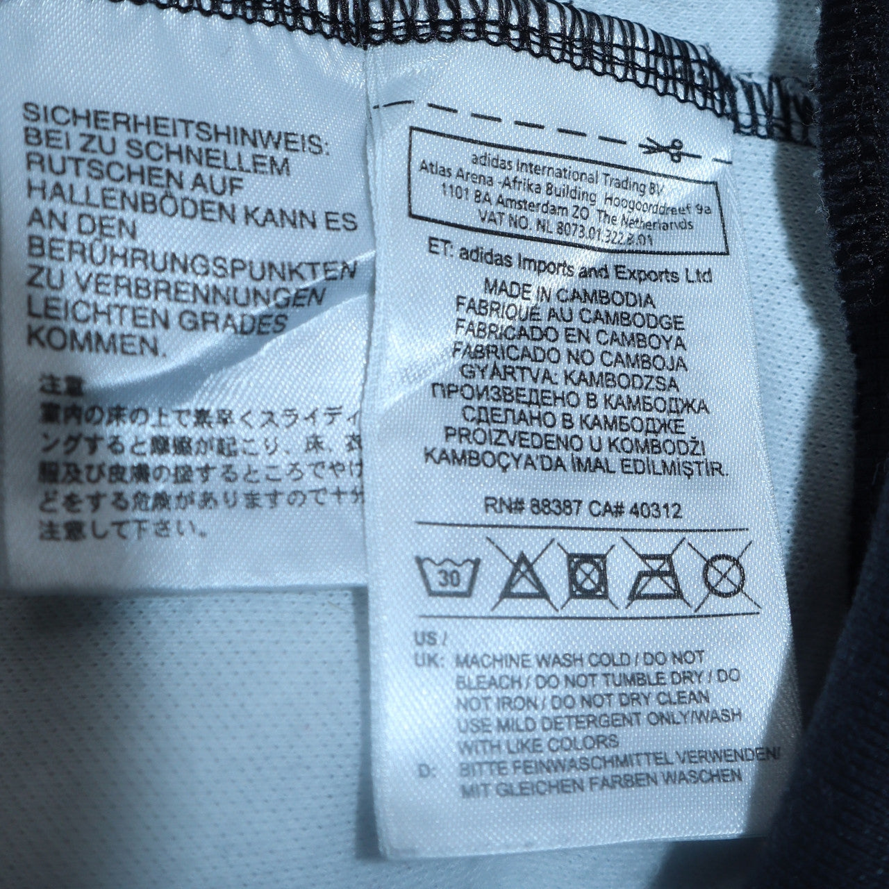 Adidas Men's Black & Grey Track Jacket Size M Full Zip Sportswear