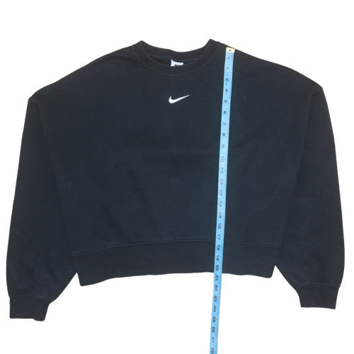Nike Womens Black Crew Neck Pullover Sweatshirt M
