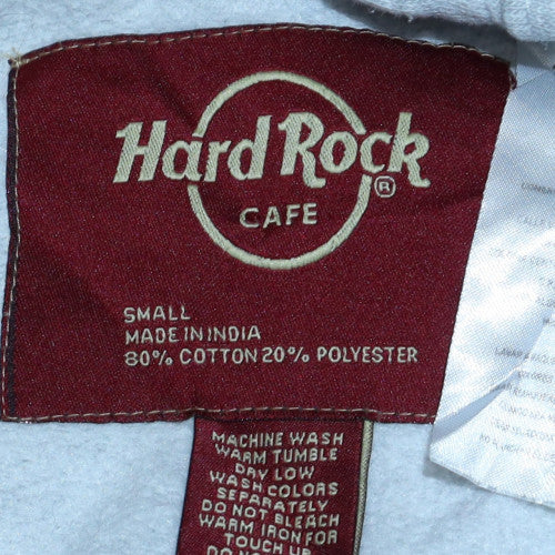 Hard Rock Cafe Women’s Grey Pullover Hoodie Small Cotton Blend Cozumel