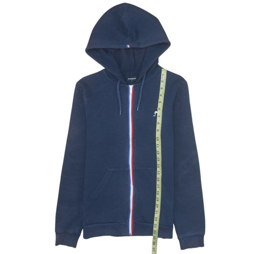 Le Coq Sportif Men's Blue Full Zip Hoodie Size S Sportswear