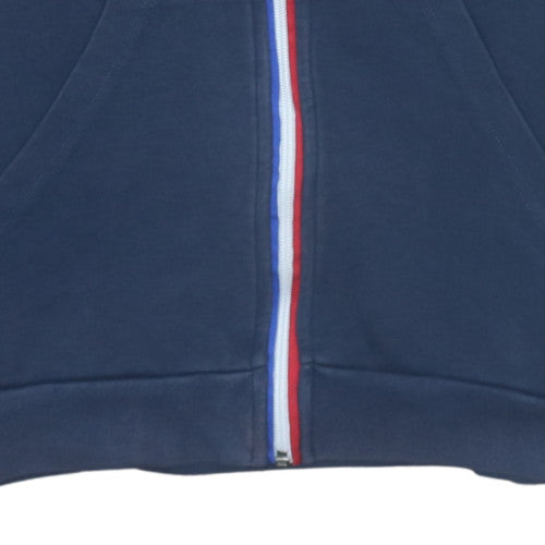 Le Coq Sportif Men's Blue Full Zip Hoodie Size S Sportswear