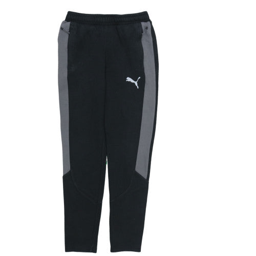 Puma Men's Black Slim Fit Jogger Trousers Size S