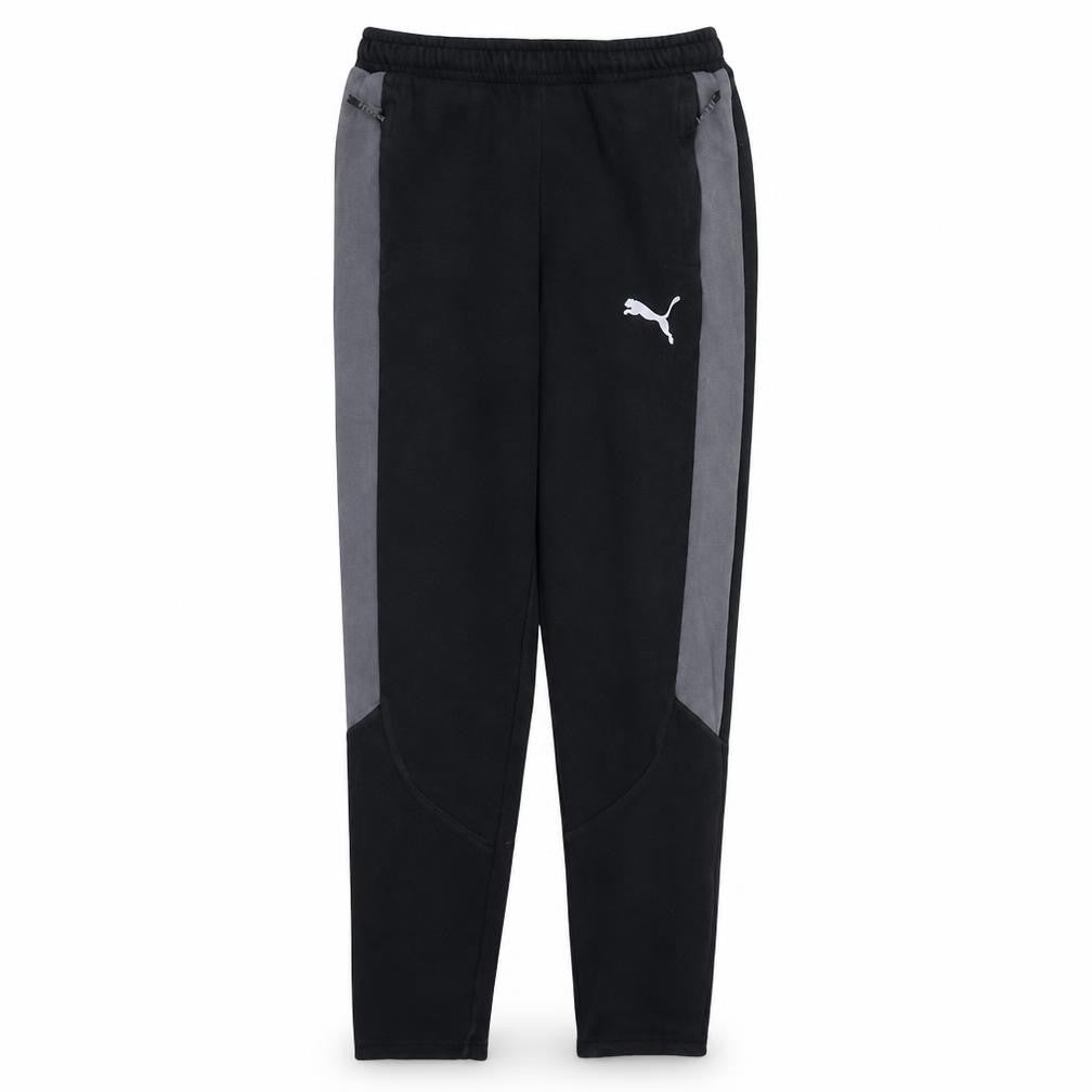 Front view of Puma Men's Black Slim Fit Jogger Trousers, size S