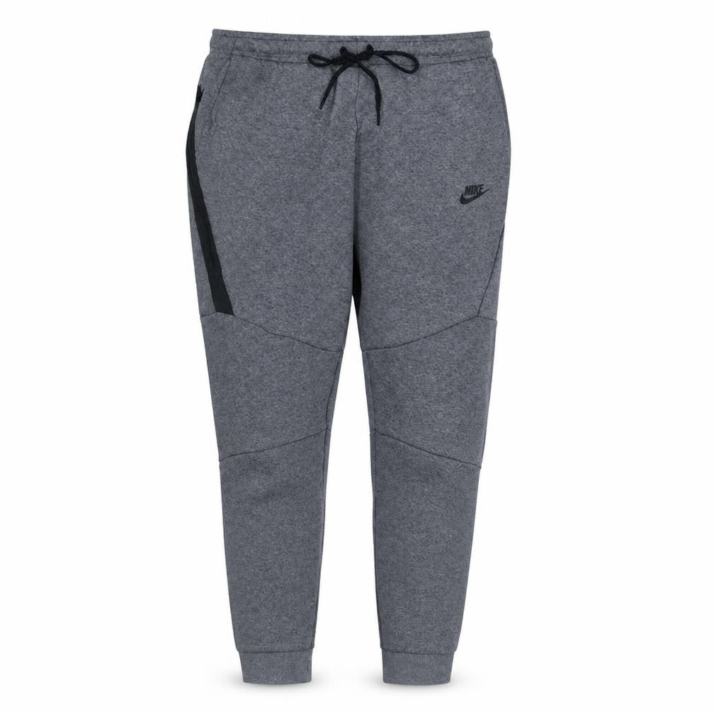 Nike Mens Grey Jogger Trousers L Regular Fit Fleece Cotton Blend