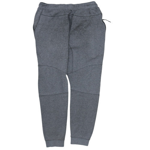 Nike Mens Grey Jogger Trousers L Regular Fit Fleece Cotton Blend