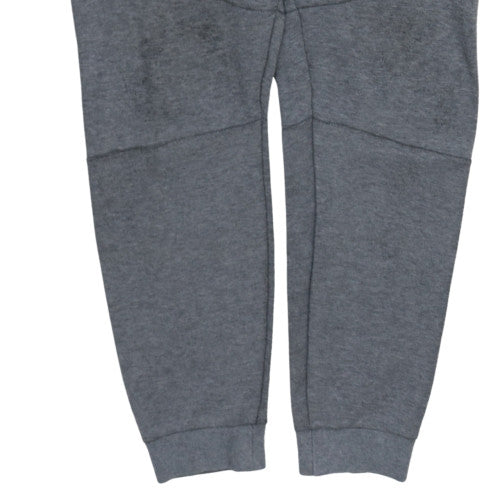 Nike Mens Grey Jogger Trousers L Regular Fit Fleece Cotton Blend