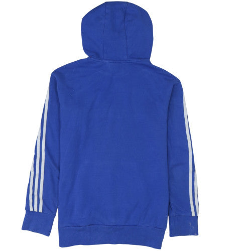 Adidas Women Blue Great Britain Hoodie UK 16 Pullover Hooded Sweatshirt
