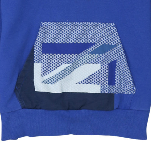 Adidas Women Blue Great Britain Hoodie UK 16 Pullover Hooded Sweatshirt
