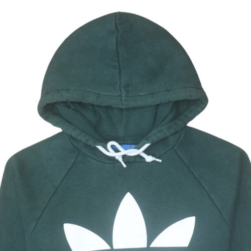 Adidas Men's Green Pullover Hoodie Size S Regular Fit Sports Style