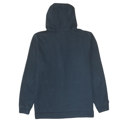 Nike Men’s Black Full Zip Hoodie L Sports Dri-FIT Cotton Blend
