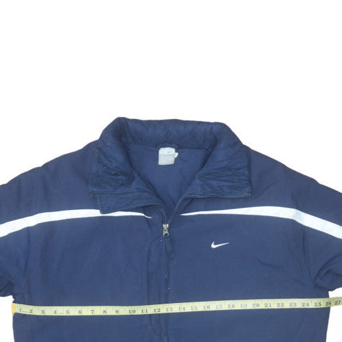 Nike Men's Blue XL Basic Sports Jacket with Full Zip