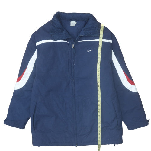 Nike Men's Blue XL Basic Sports Jacket with Full Zip