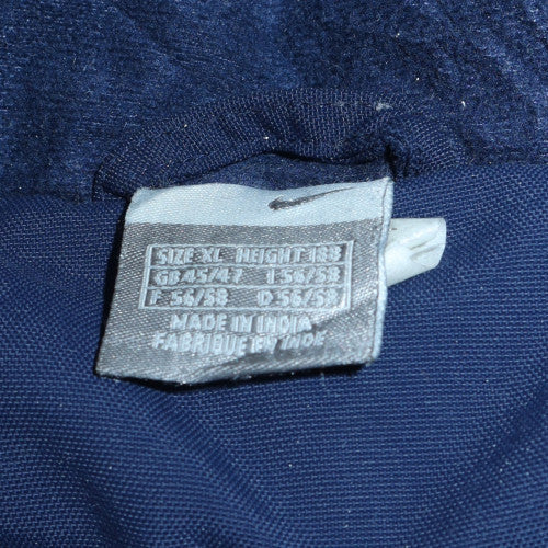 Nike Men's Blue XL Basic Sports Jacket with Full Zip