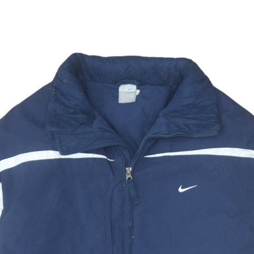 Nike Men's Blue XL Basic Sports Jacket with Full Zip
