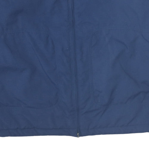 Nike Men's Blue XL Basic Sports Jacket with Full Zip