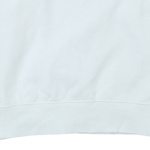 Nike Men's White L Pullover Crew Neck Sweatshirt Fleece