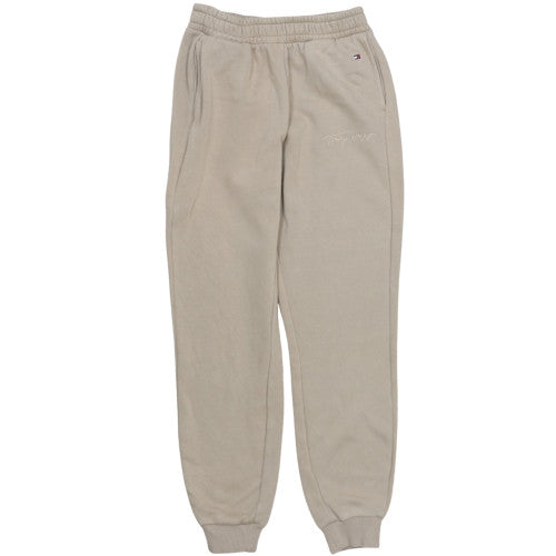 Tommy Hilfiger Womens Beige XXS Jogger Sweatpants Cotton Blend