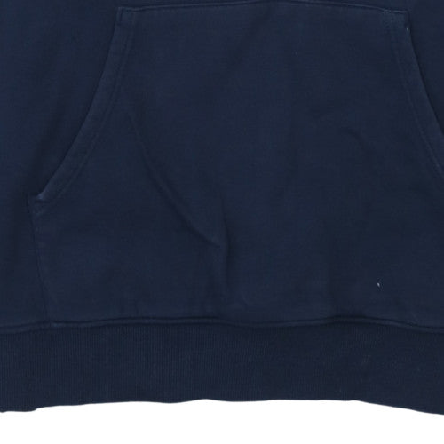 The North Face Men's Blue Pullover Hoodie L Outdoor Cotton