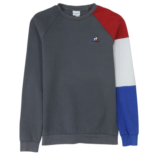 Le Coq Sportif Men's Multicoloured Small Sweatshirt Crew Neck Pullover