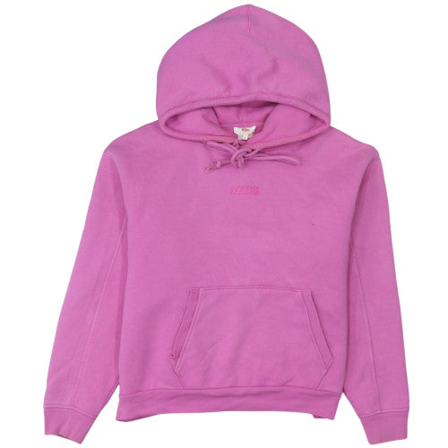 Levi's Womens Pink Pullover Hoodie Size S Cotton Blend Casual