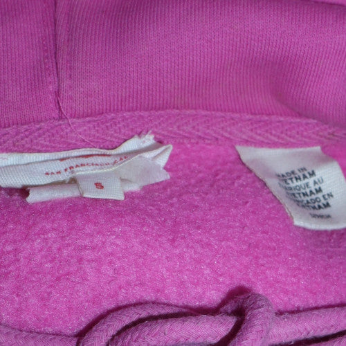 Levi's Womens Pink Pullover Hoodie Size S Cotton Blend Casual