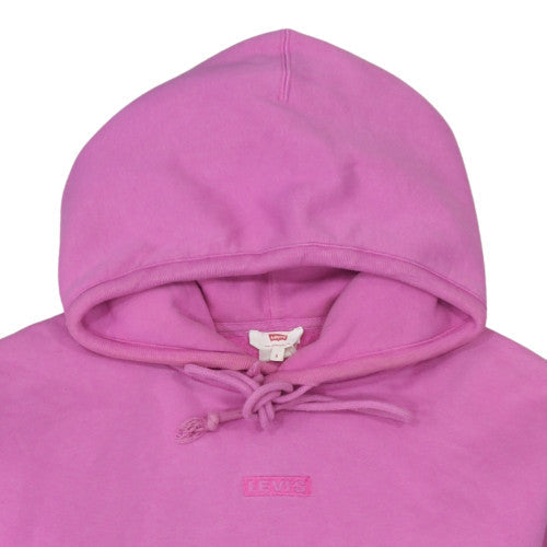 Levi's Womens Pink Pullover Hoodie Size S Cotton Blend Casual