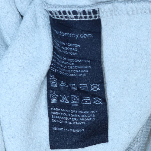 Tommy Hilfiger Womens Grey Sweatshirt Size M Crew Neck Logo Design