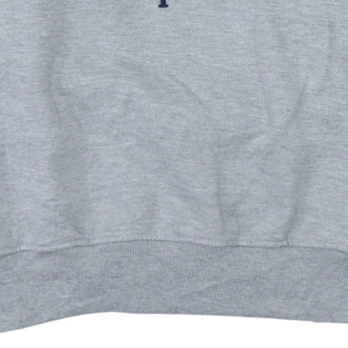 Tommy Hilfiger Womens Grey Sweatshirt Size M Crew Neck Logo Design