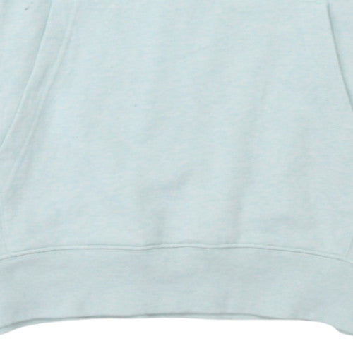 Nike Womens Light Blue Pullover Hoodie Small Cotton Blend