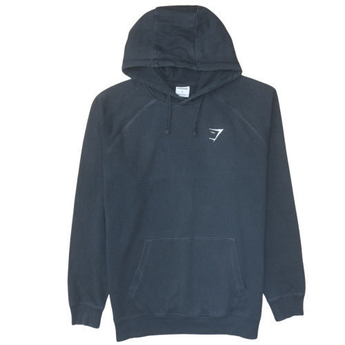 Gymshark Women's Black XL Pullover Hoodie with Logo Detail