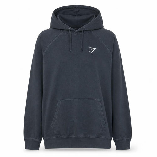 Gymshark Women's Black XL Pullover Hoodie with Logo Detail
