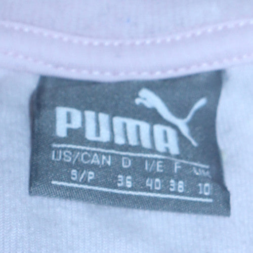 Puma Women's Pink Crew Neck Long Sleeve Pullover Sweatshirt Size 10