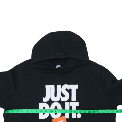 Nike Womens Black XL Pullover Hoodie Just Do It Graphic Sweatshirt