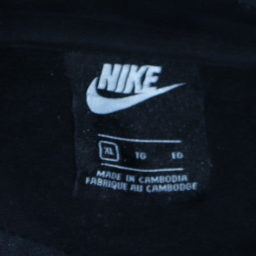 Nike Womens Black XL Pullover Hoodie Just Do It Graphic Sweatshirt