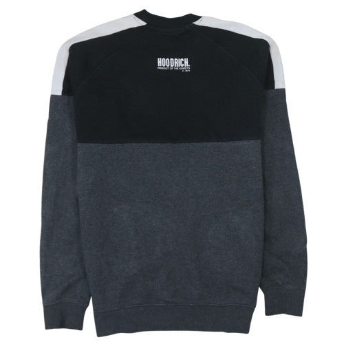 Hoodrich Men’s Grey Small Pullover Sweatshirt with Logo Design