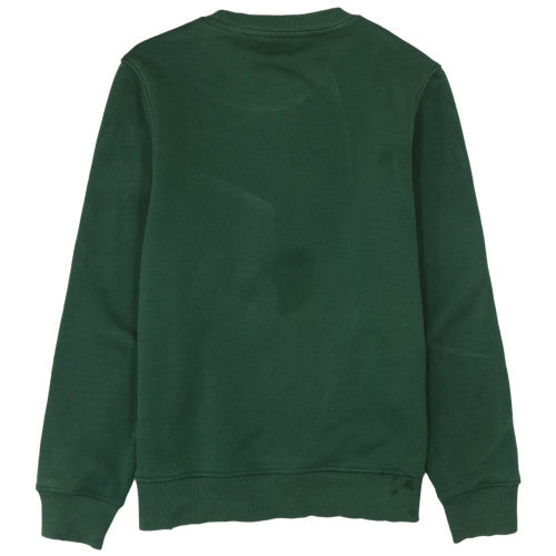 Lacoste Men's Green Cotton Crew Neck Pullover Sweatshirt S