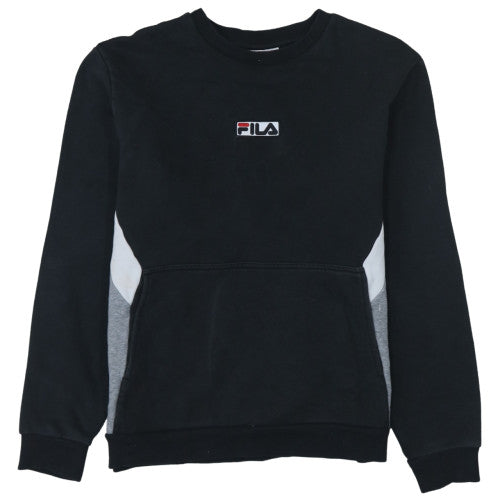 Fila Men's Black M Pullover Crew Neck Sweatshirt