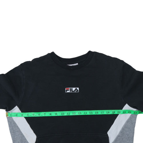 Fila Men's Black M Pullover Crew Neck Sweatshirt