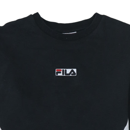 Fila Men's Black M Pullover Crew Neck Sweatshirt