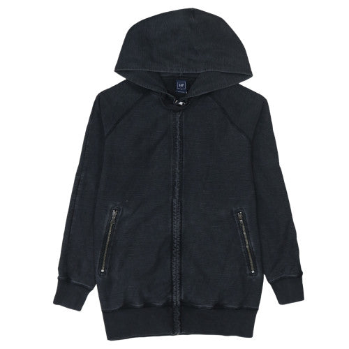 GAP Men's Black Full Zip Hoodie Size M Cotton Blend