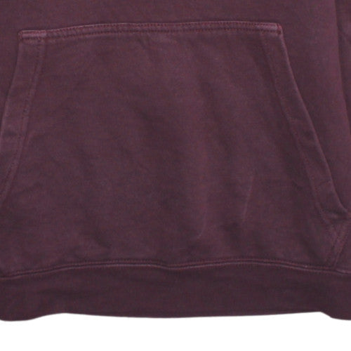 Nike Men's Maroon Pullover Hoodie XS Cotton Blend Logo Sweatshirt