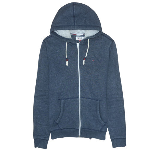 Hilfiger Denim Men's Blue Full Zip Hoodie L Regular Fit