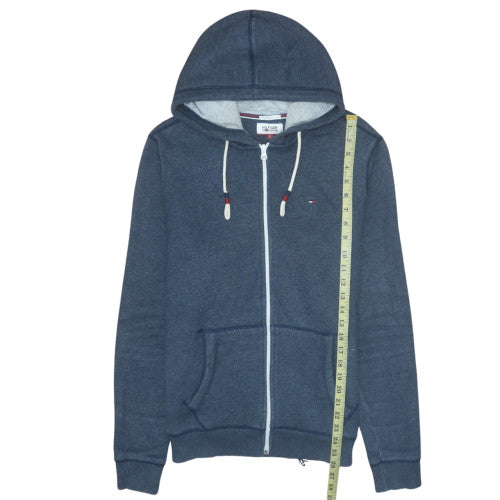 Hilfiger Denim Men's Blue Full Zip Hoodie L Regular Fit