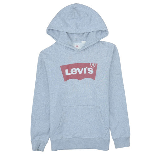Levi's Mens Grey Small Pullover Hoodie with Logo