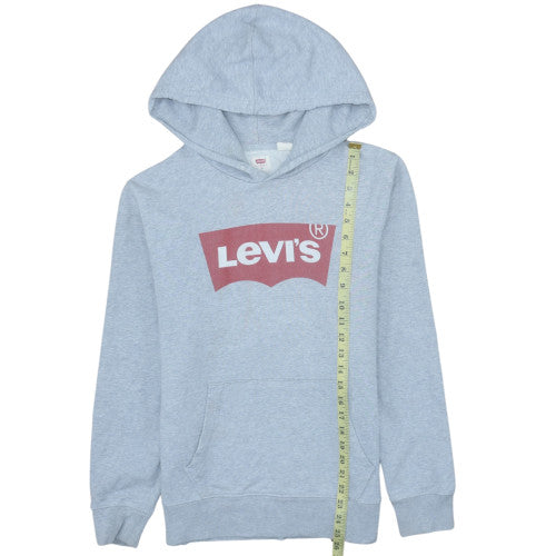 Levi's Mens Grey Small Pullover Hoodie with Logo