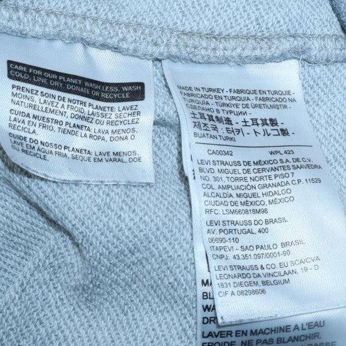 Levi's Mens Grey Small Pullover Hoodie with Logo